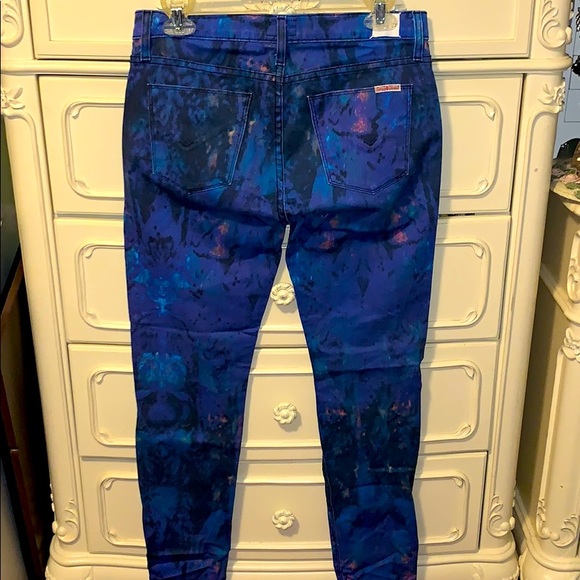 “Hudson” Blue/ Purple Colorful Nico Jeans Size 27 - Picture 2 of 6